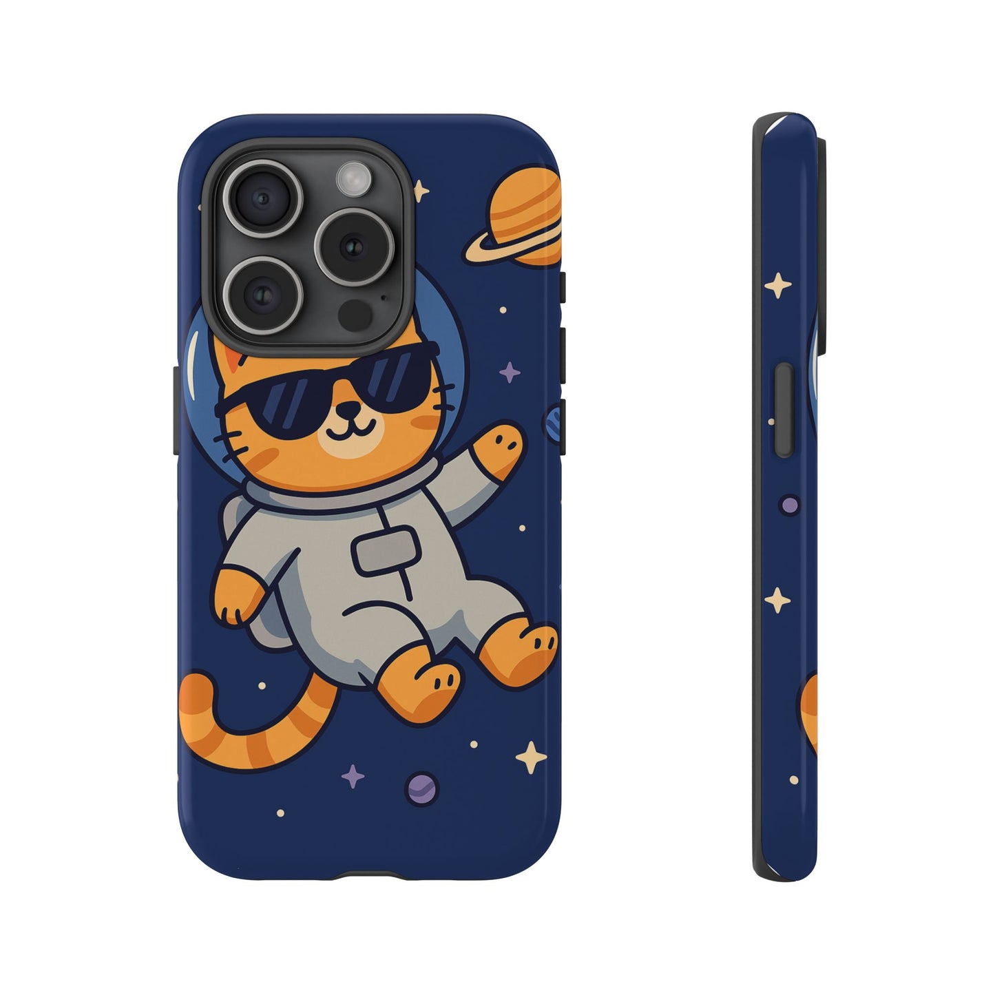 Astronaut Cat Tough Phone Case - Space Cat Accessory