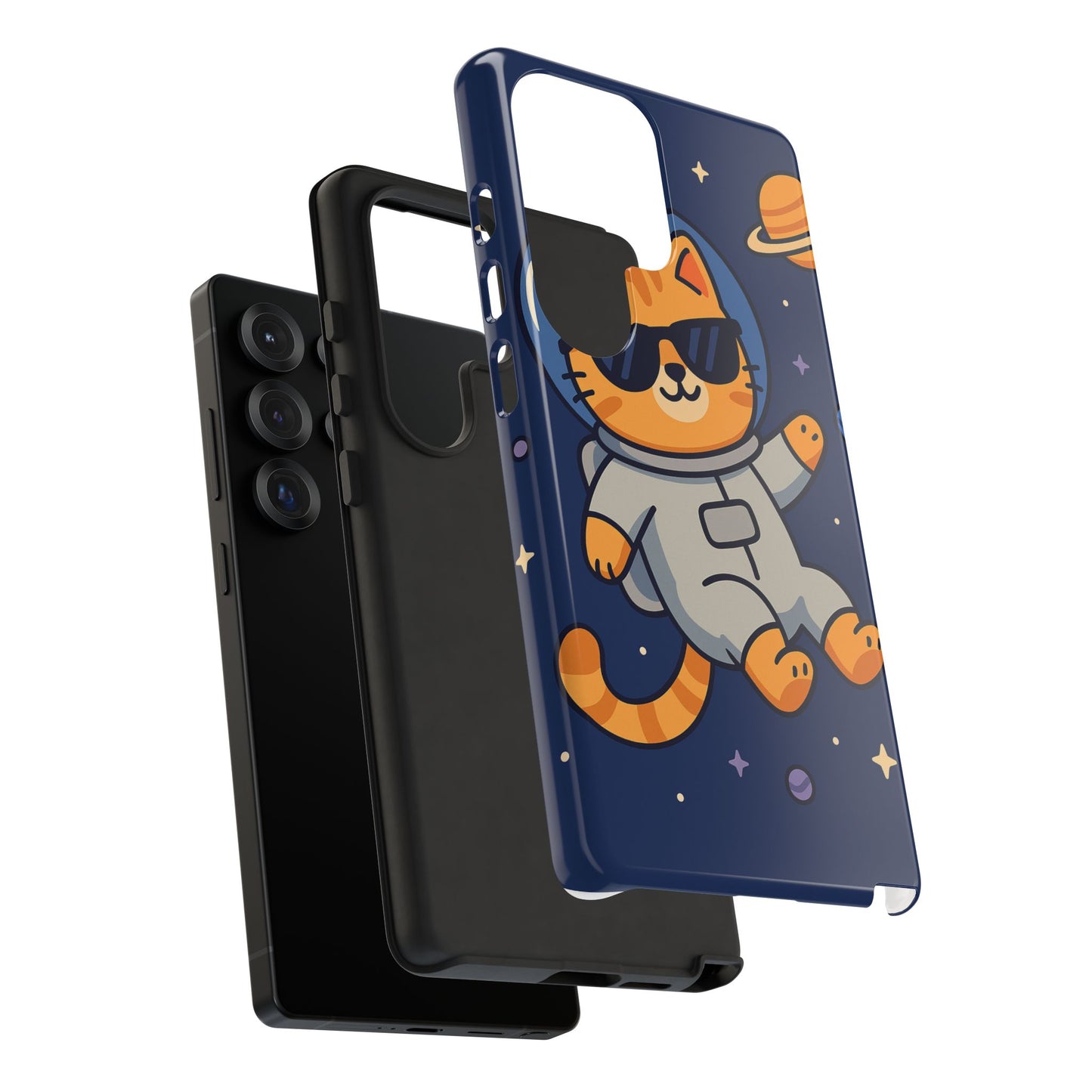 Astronaut Cat Tough Phone Case - Space Cat Accessory