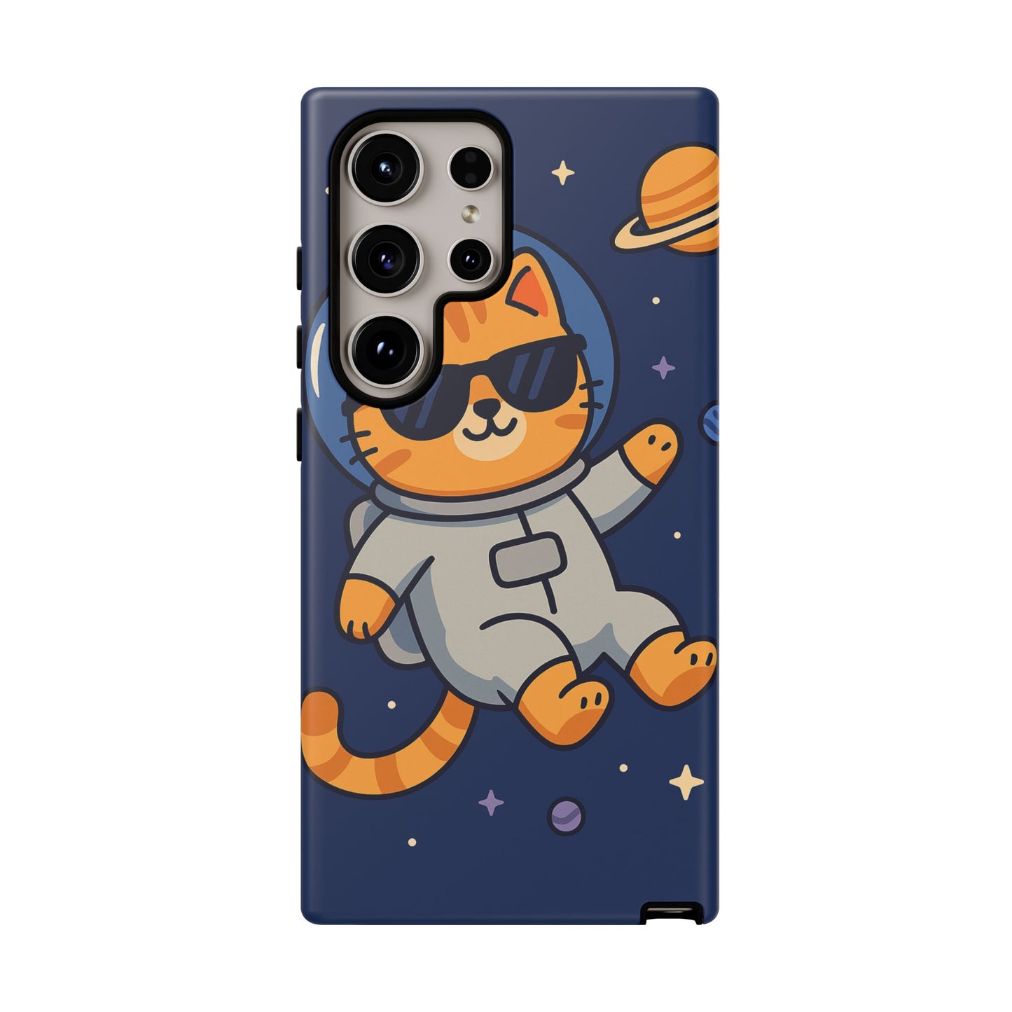 Astronaut Cat Tough Phone Case - Space Cat Accessory