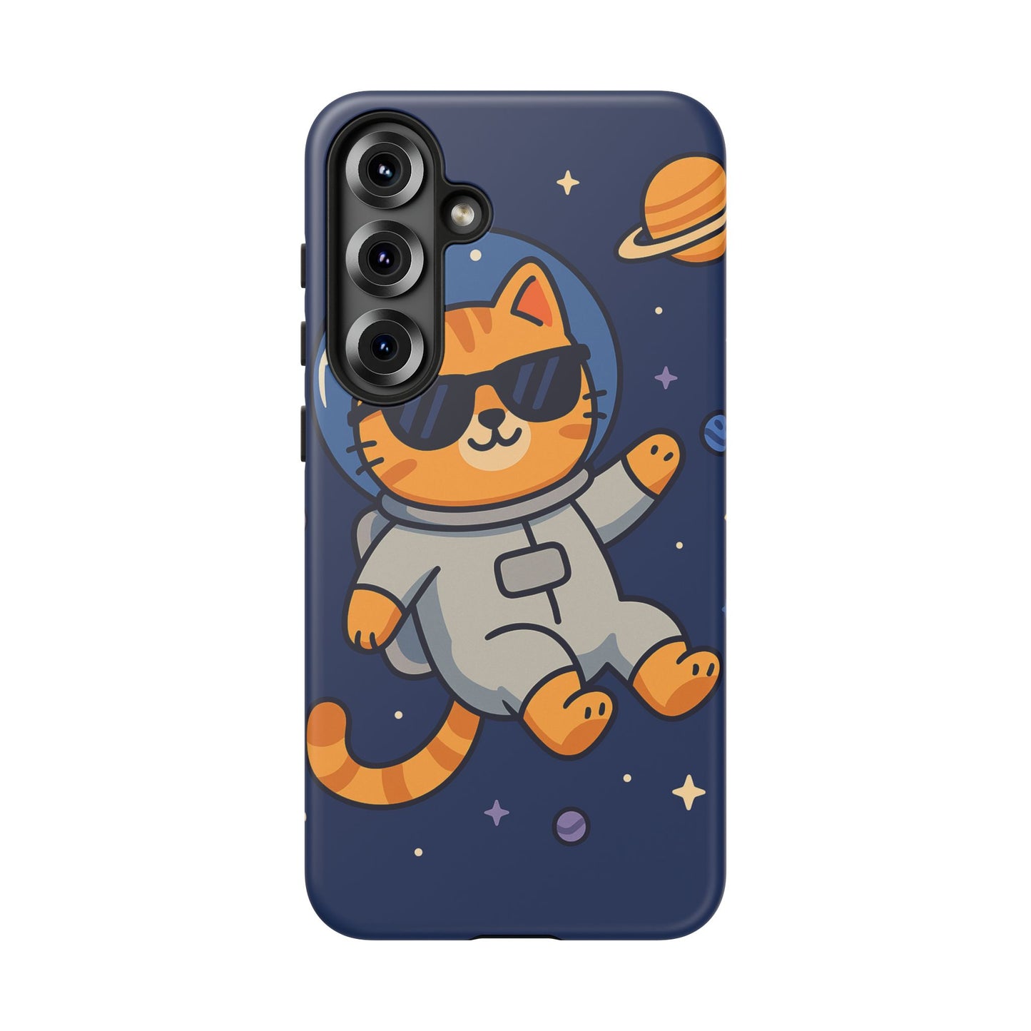 Astronaut Cat Tough Phone Case - Space Cat Accessory
