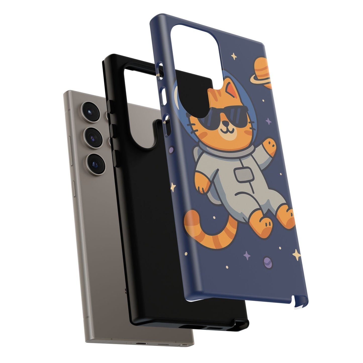 Astronaut Cat Tough Phone Case - Space Cat Accessory