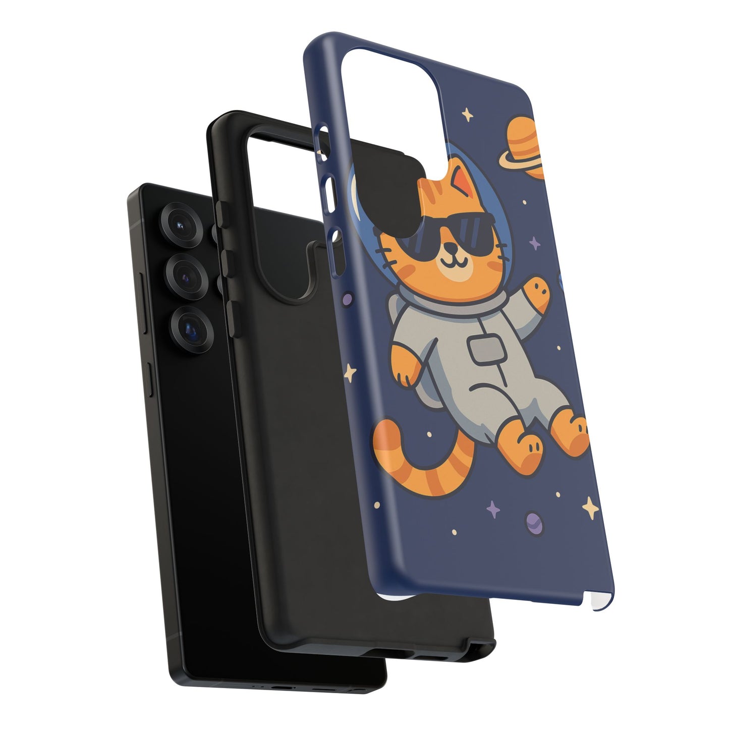 Astronaut Cat Tough Phone Case - Space Cat Accessory