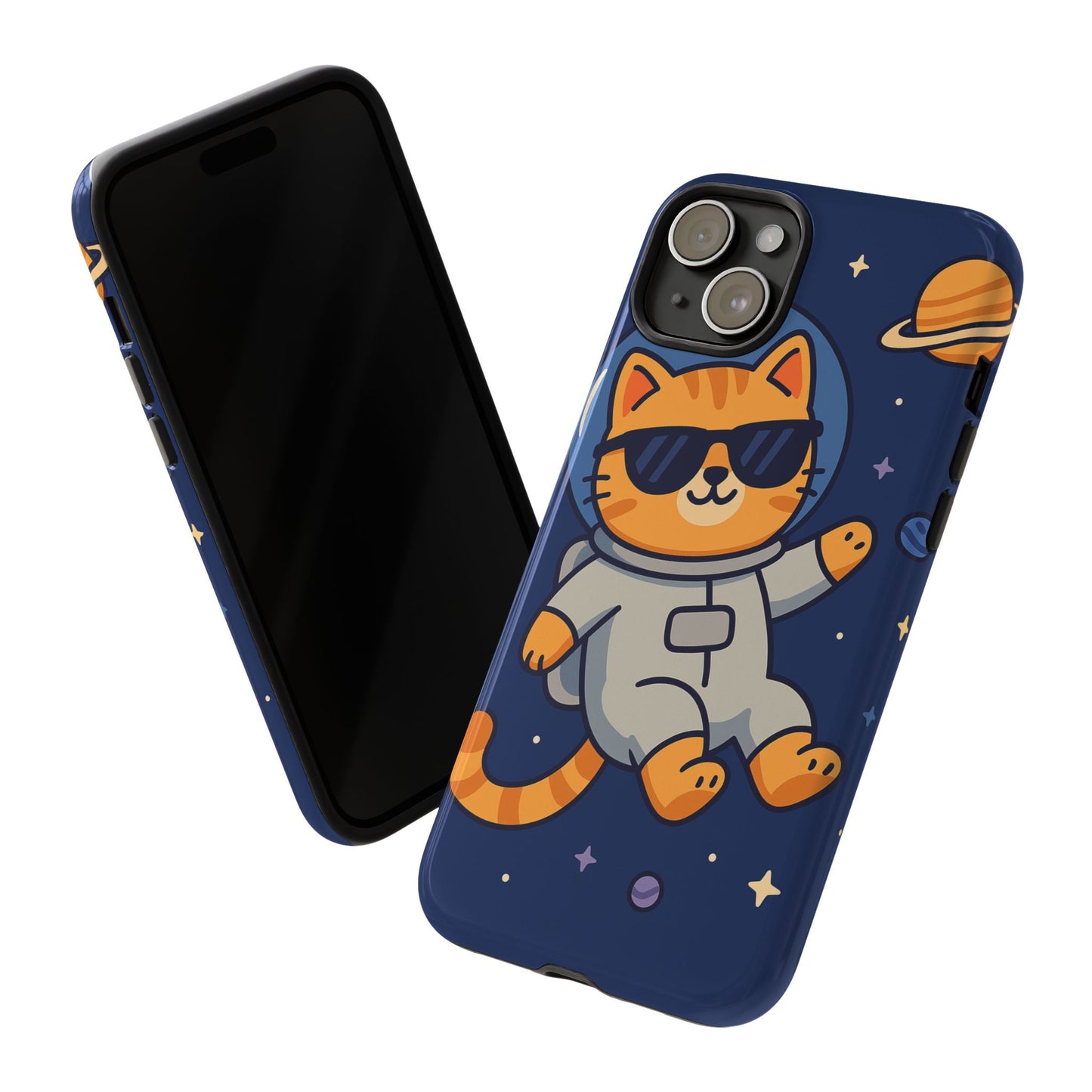 Astronaut Cat Tough Phone Case - Space Cat Accessory