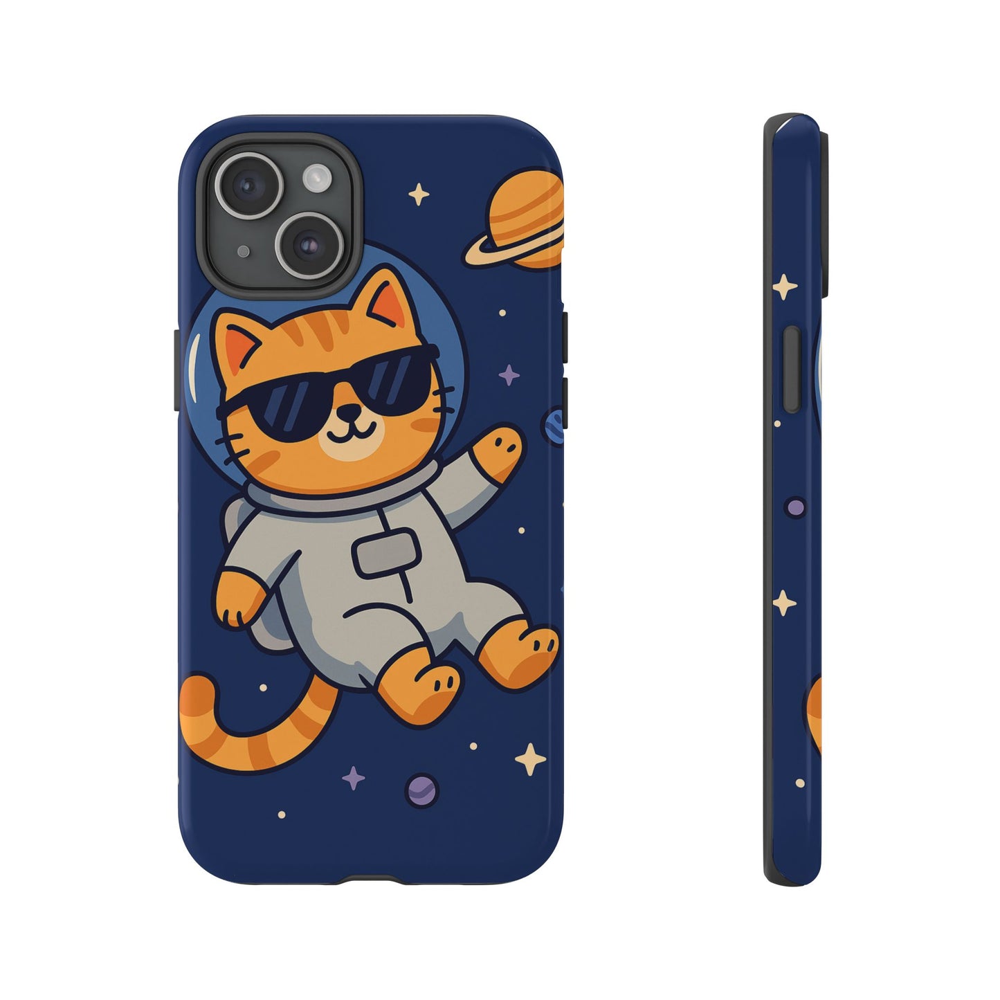 Astronaut Cat Tough Phone Case - Space Cat Accessory