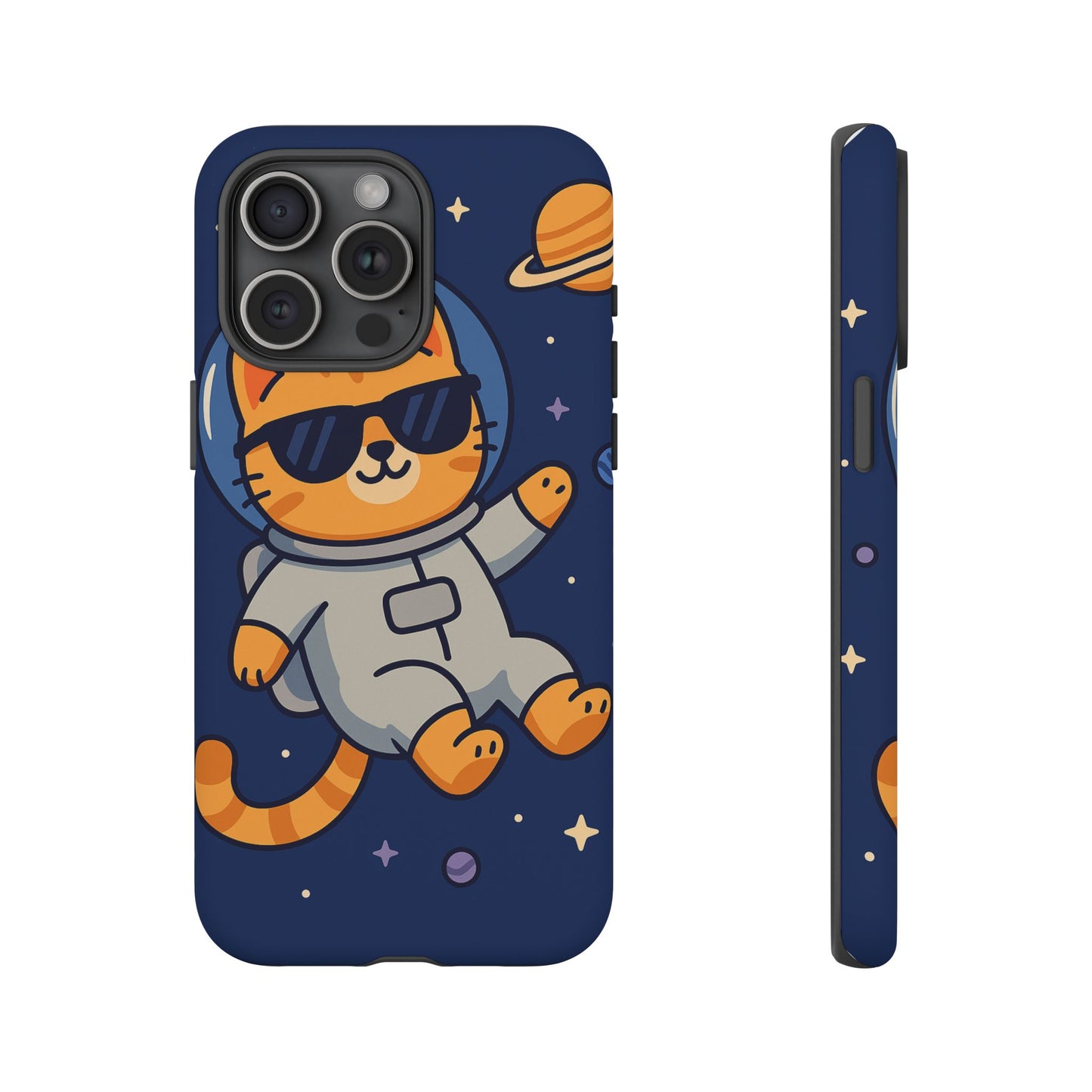 Astronaut Cat Tough Phone Case - Space Cat Accessory