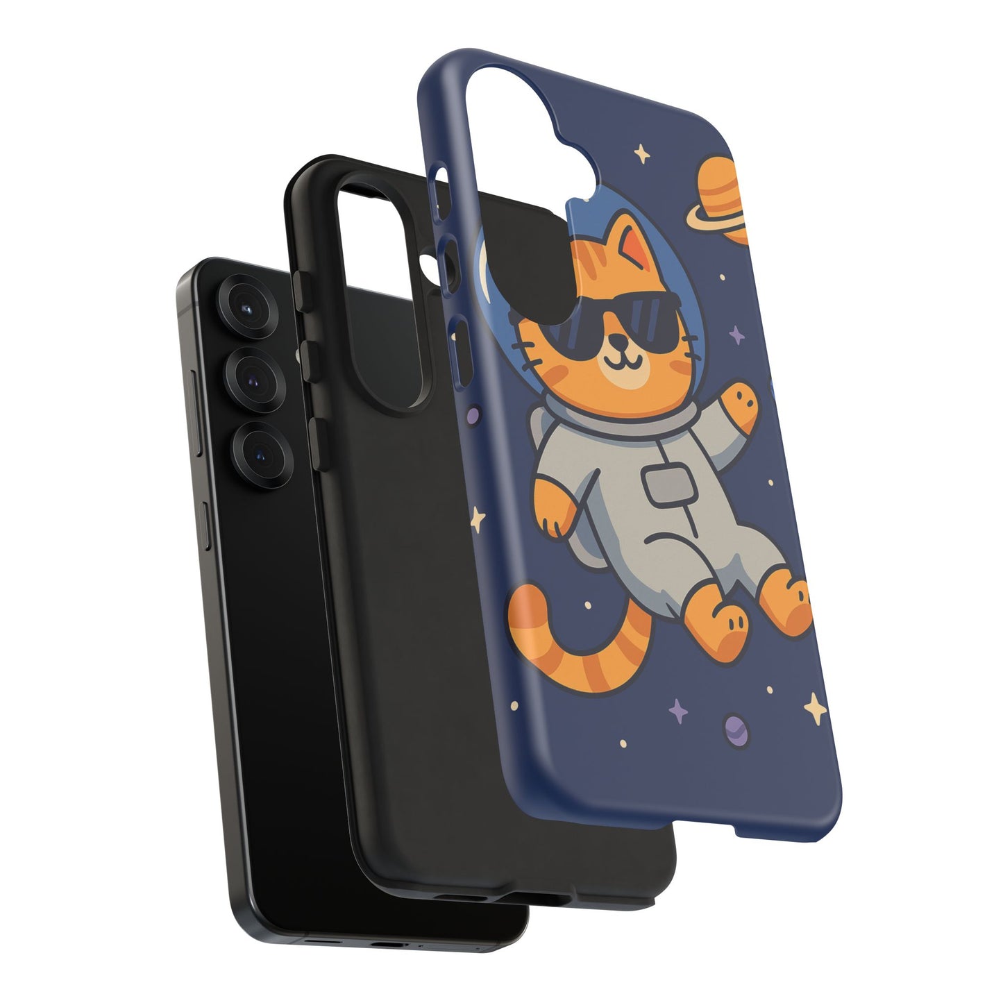 Astronaut Cat Tough Phone Case - Space Cat Accessory