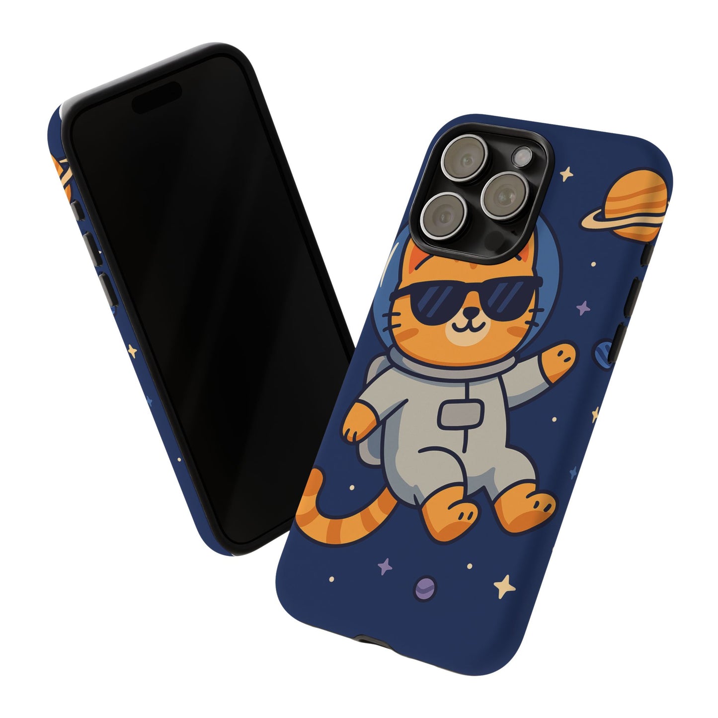 Astronaut Cat Tough Phone Case - Space Cat Accessory