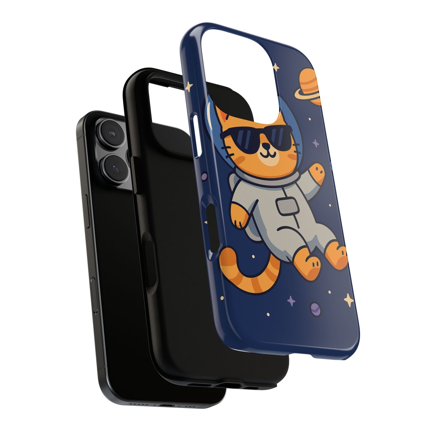 Astronaut Cat Tough Phone Case - Space Cat Accessory