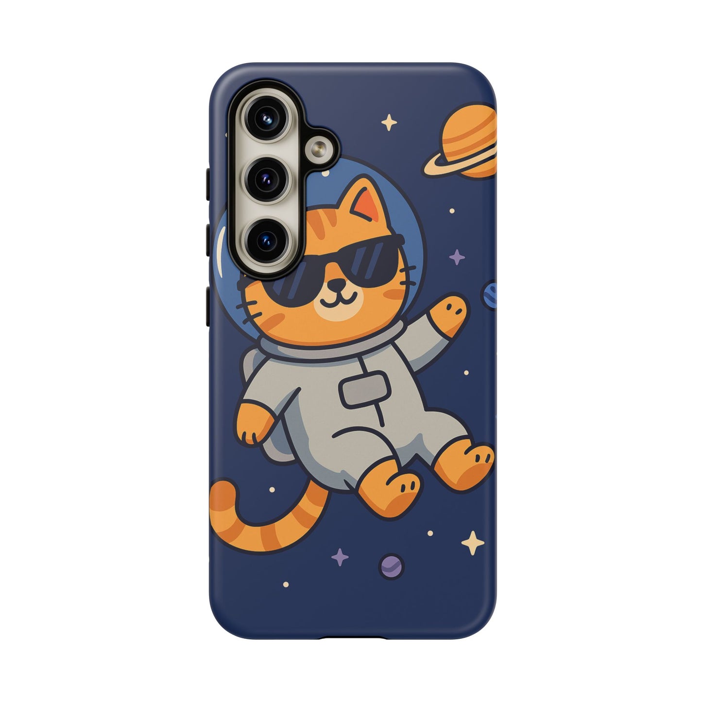 Astronaut Cat Tough Phone Case - Space Cat Accessory