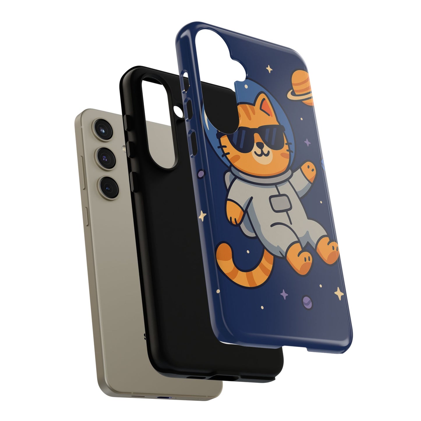 Astronaut Cat Tough Phone Case - Space Cat Accessory