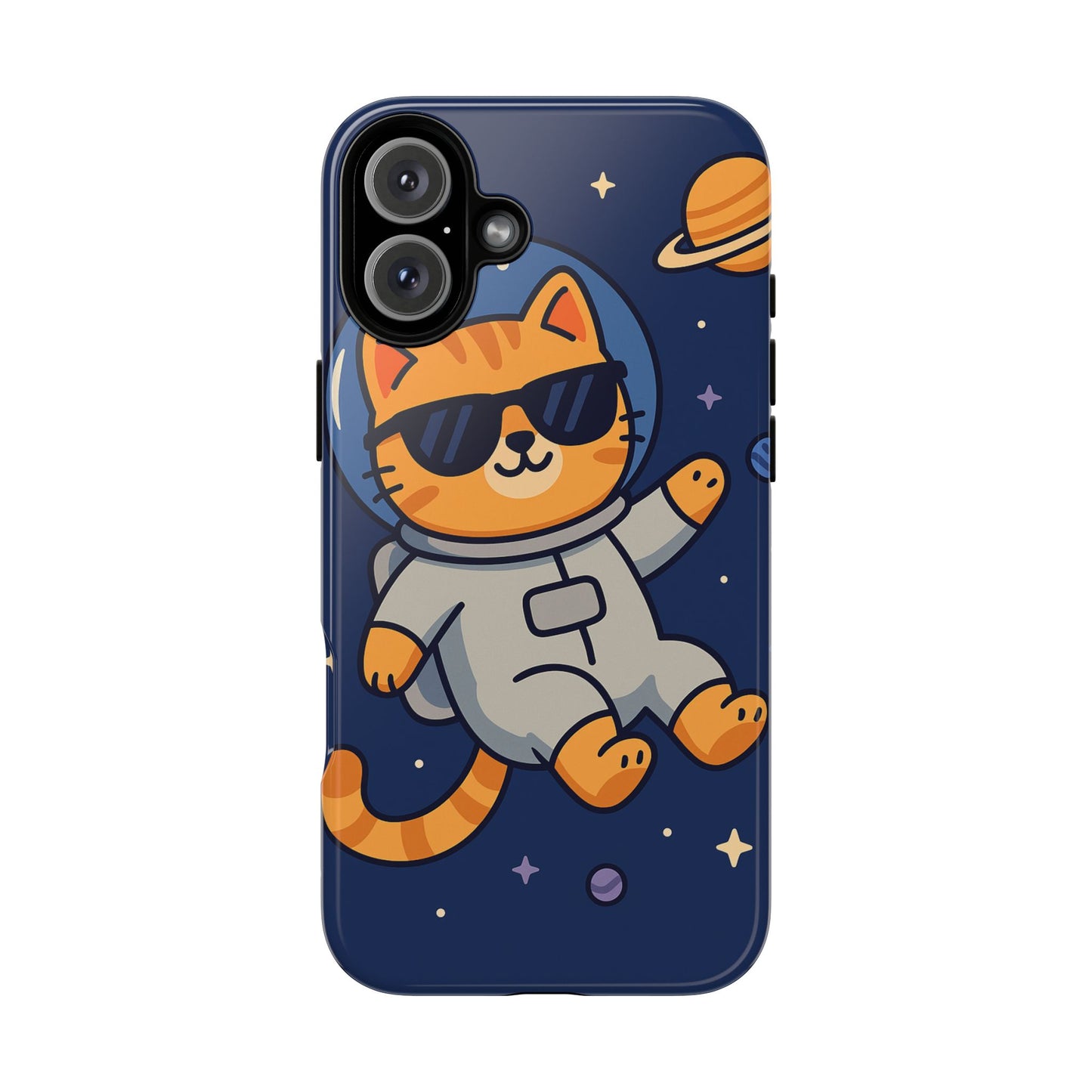 Astronaut Cat Tough Phone Case - Space Cat Accessory