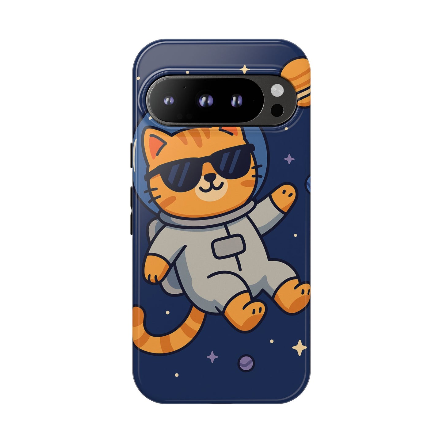 Astronaut Cat Tough Phone Case - Space Cat Accessory