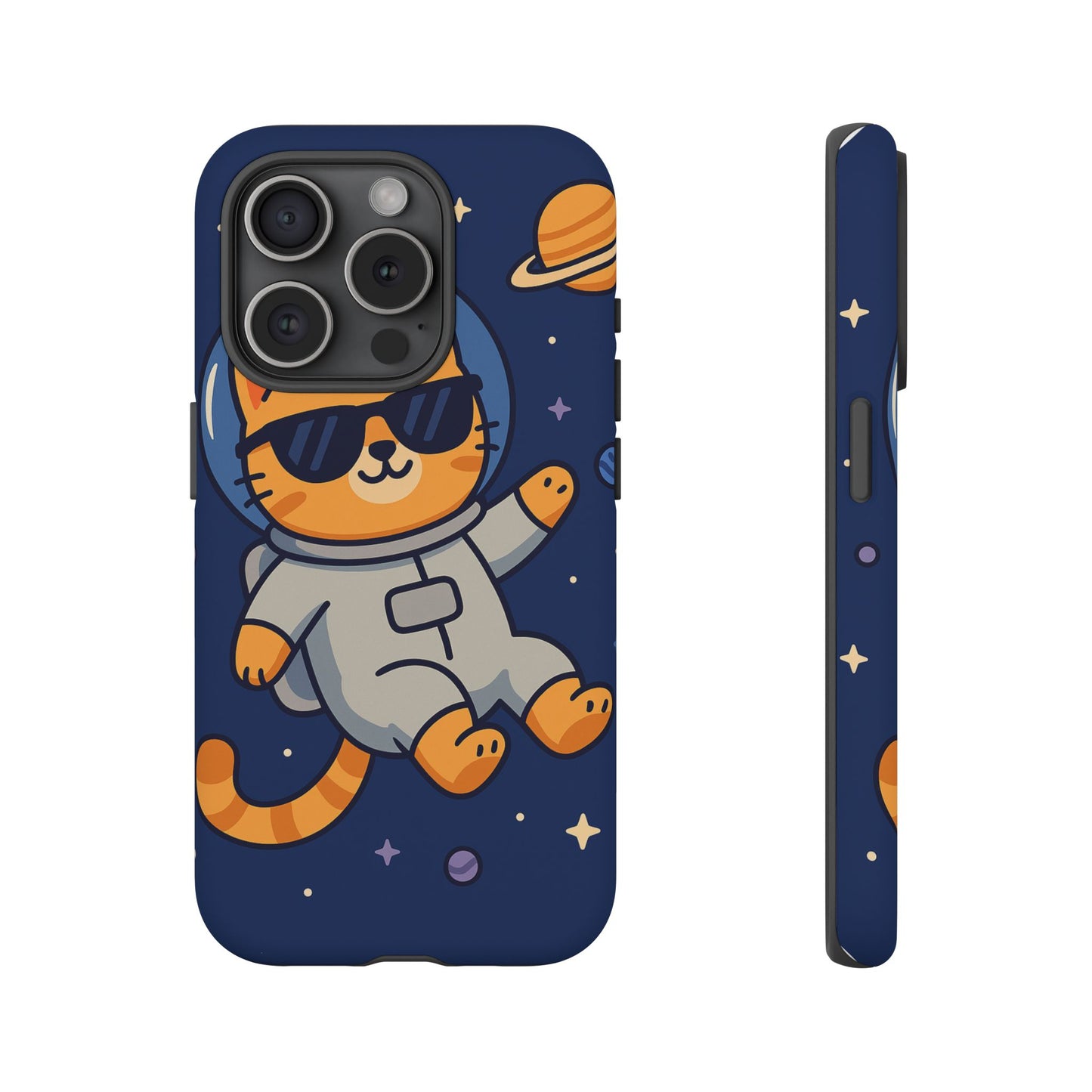 Astronaut Cat Tough Phone Case - Space Cat Accessory