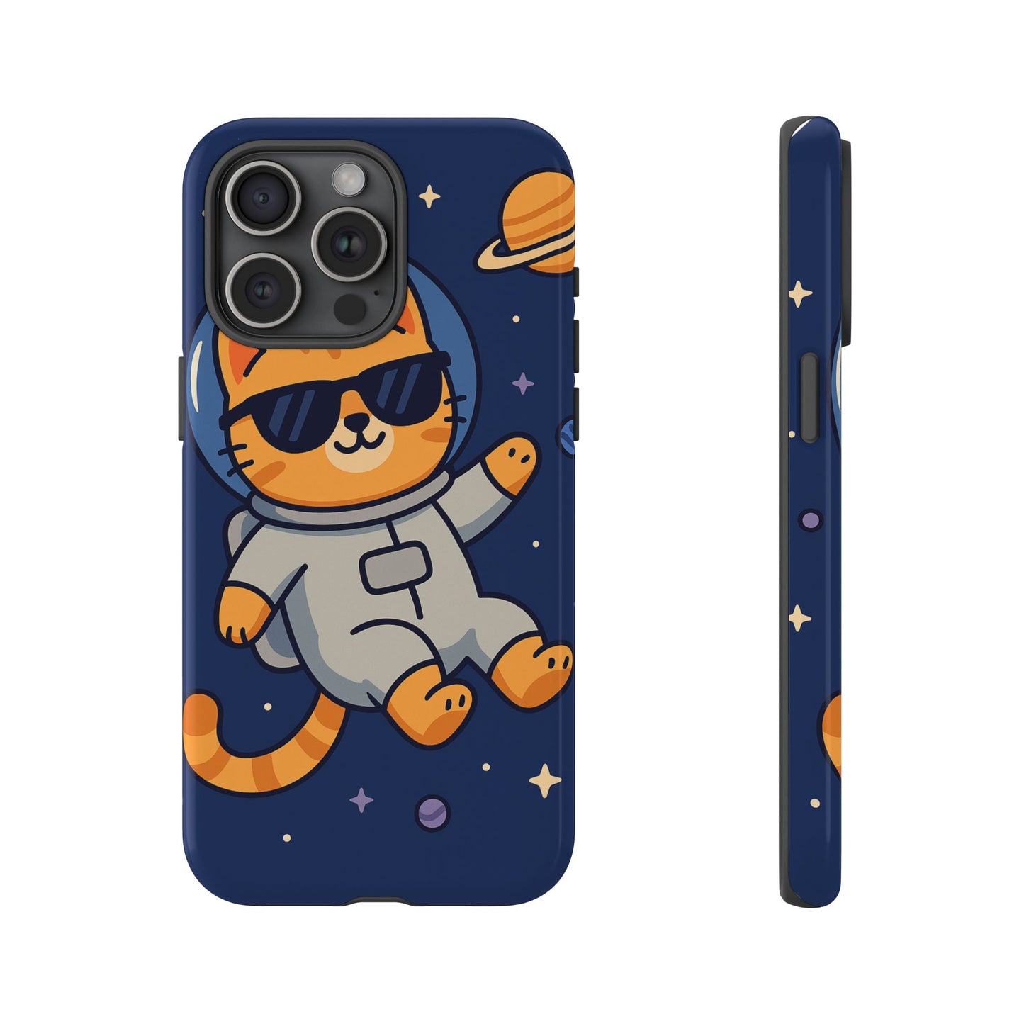 Astronaut Cat Tough Phone Case - Space Cat Accessory