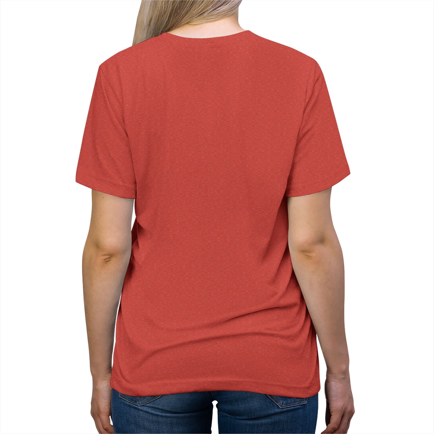 Meditating Cat Unisex Triblend Tee - Cozy Streetwear for Cat Lovers