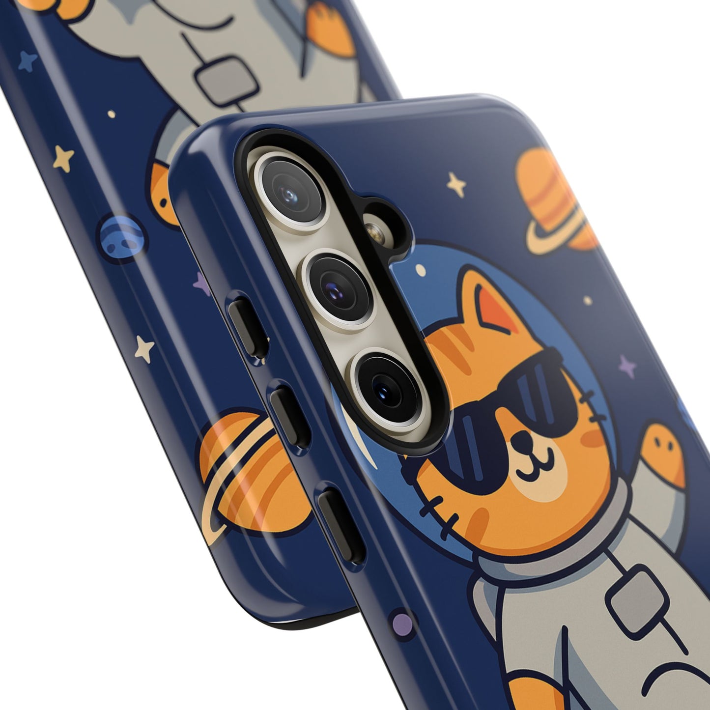 Astronaut Cat Tough Phone Case - Space Cat Accessory