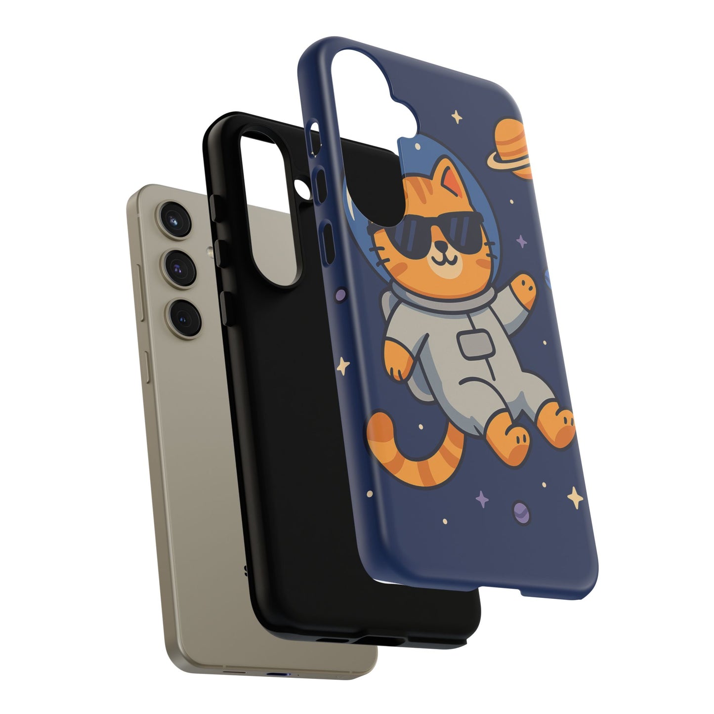 Astronaut Cat Tough Phone Case - Space Cat Accessory
