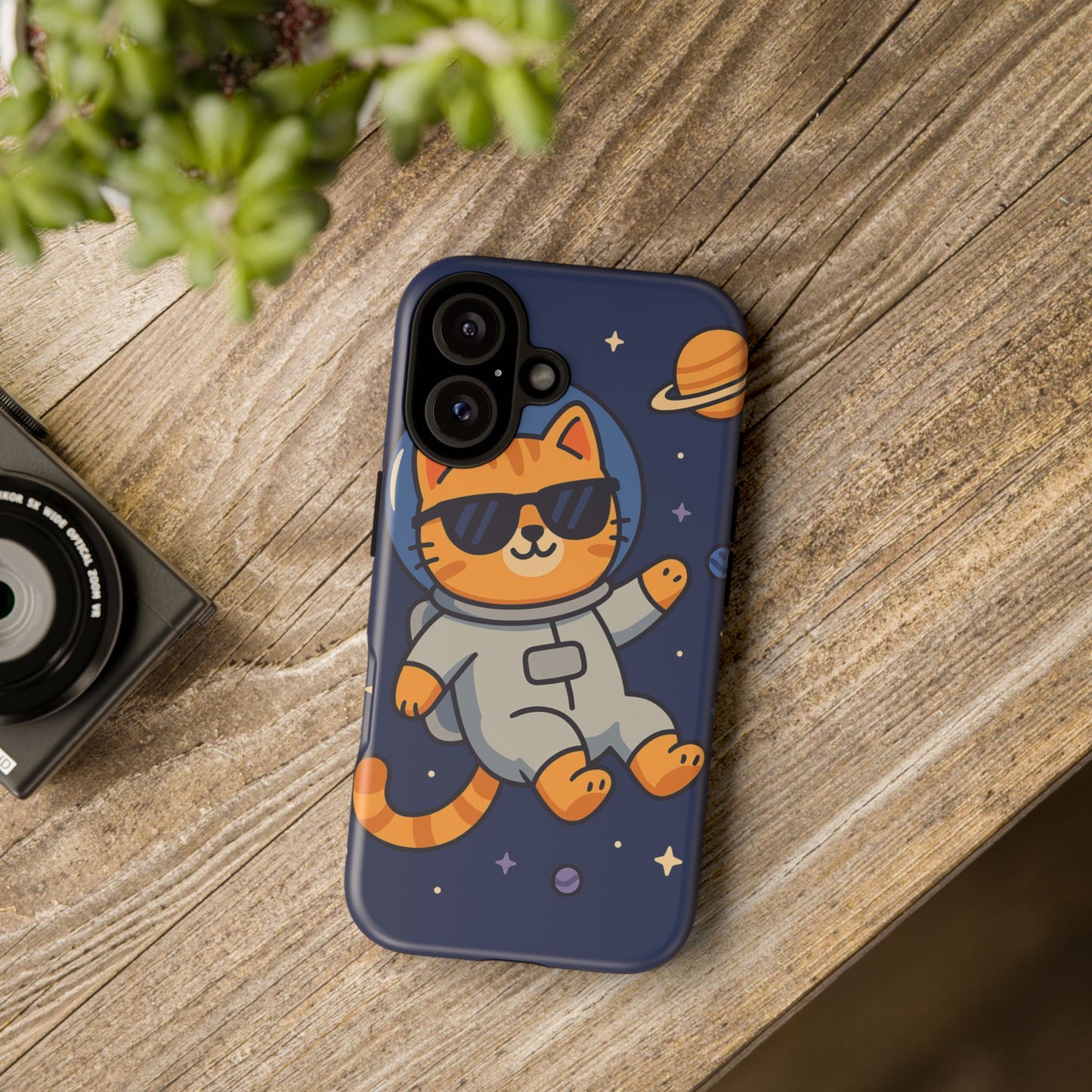 Astronaut Cat Tough Phone Case - Space Cat Accessory