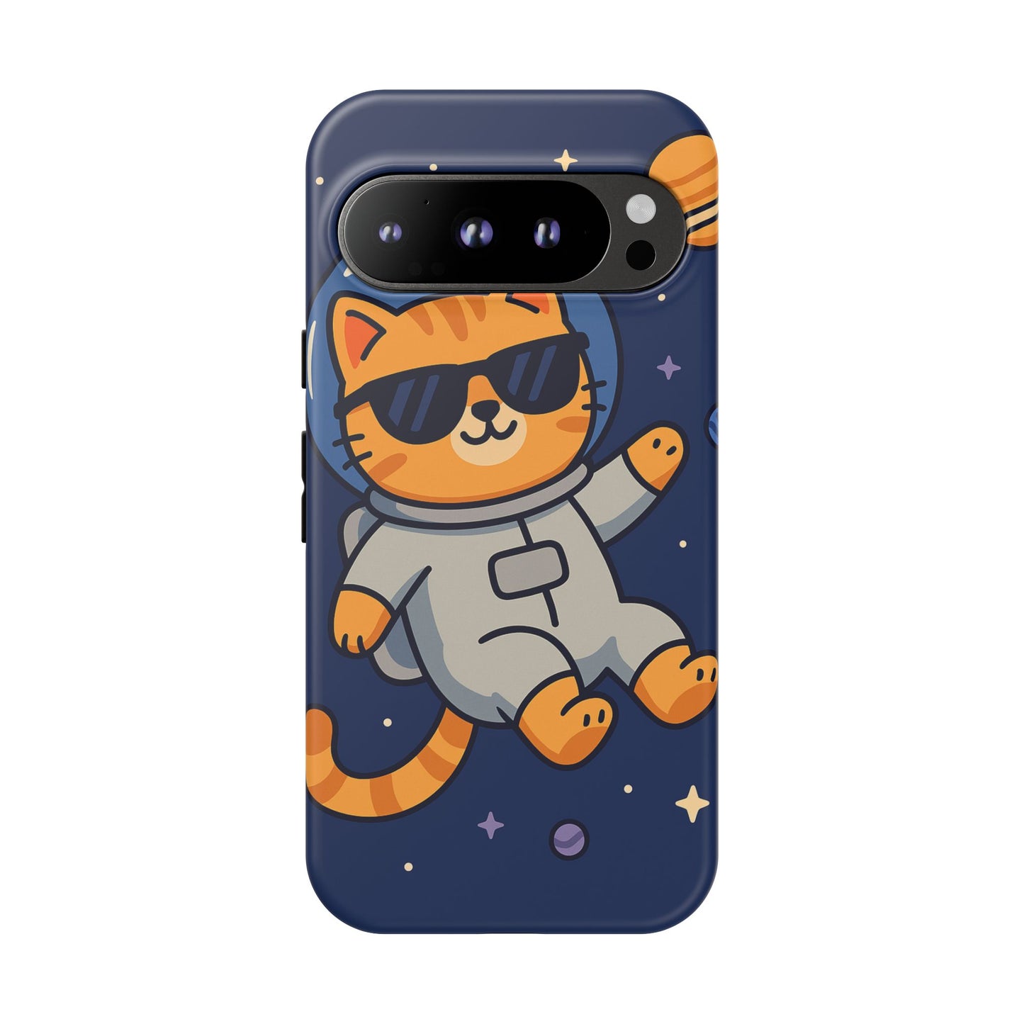 Astronaut Cat Tough Phone Case - Space Cat Accessory