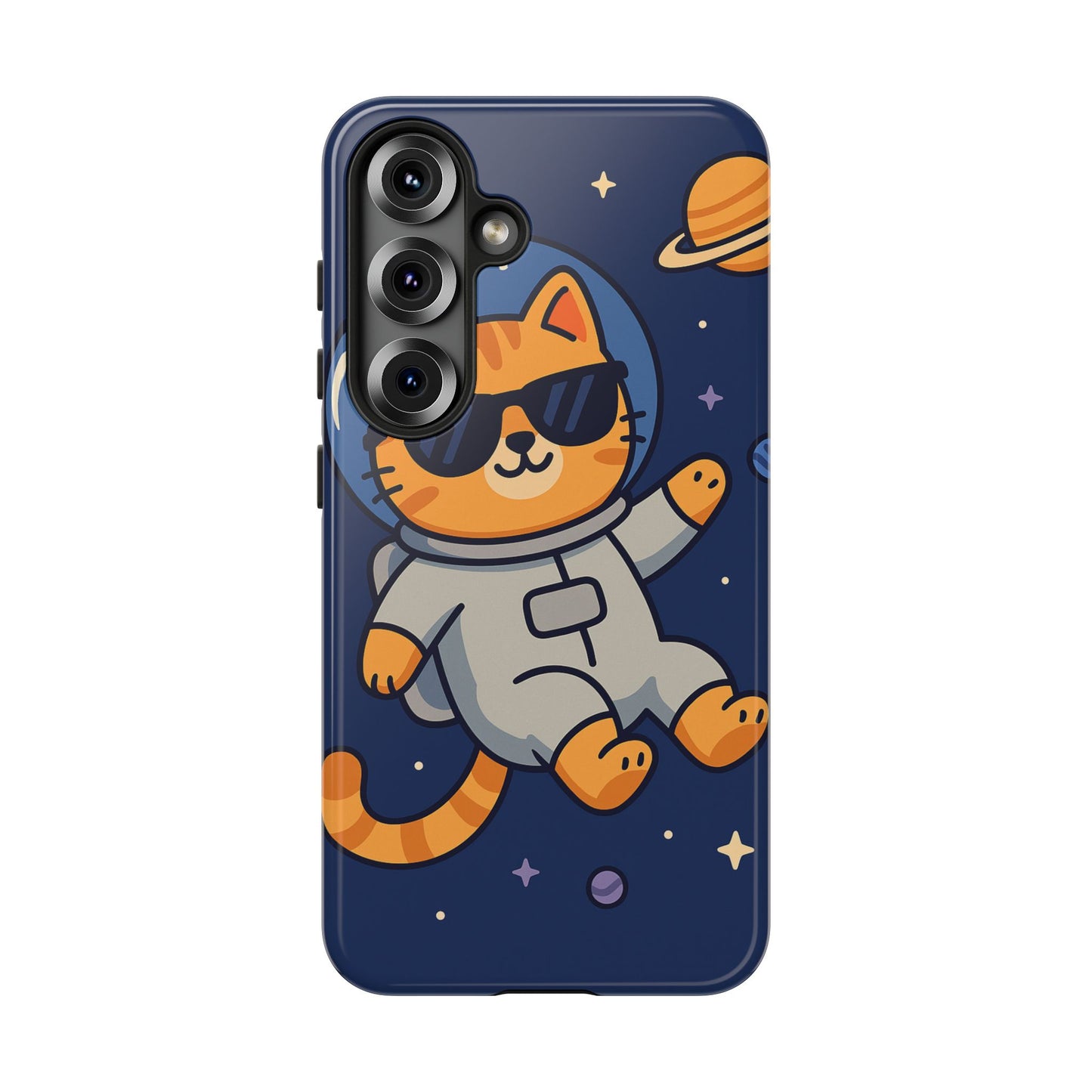 Astronaut Cat Tough Phone Case - Space Cat Accessory