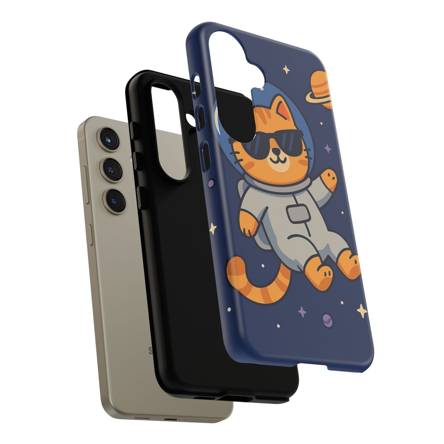 Astronaut Cat Tough Phone Case - Space Cat Accessory