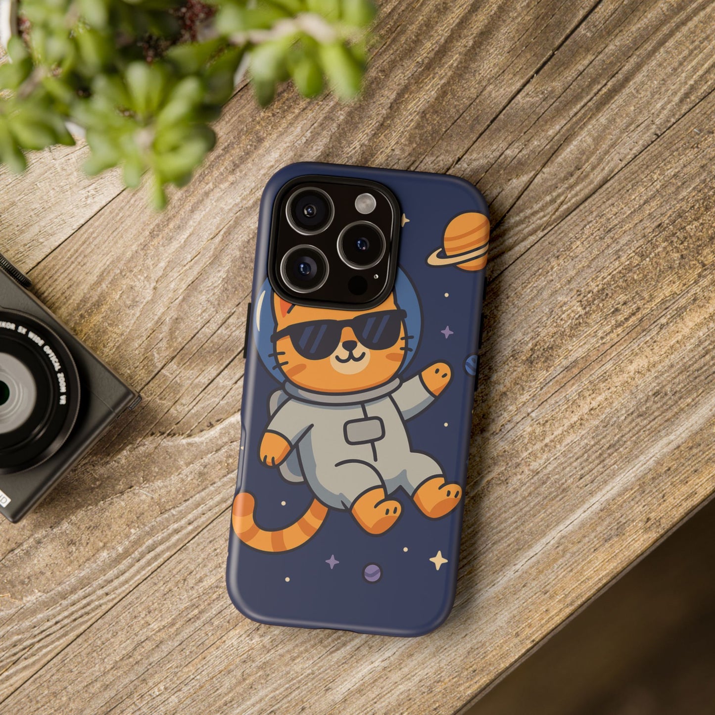Astronaut Cat Tough Phone Case - Space Cat Accessory
