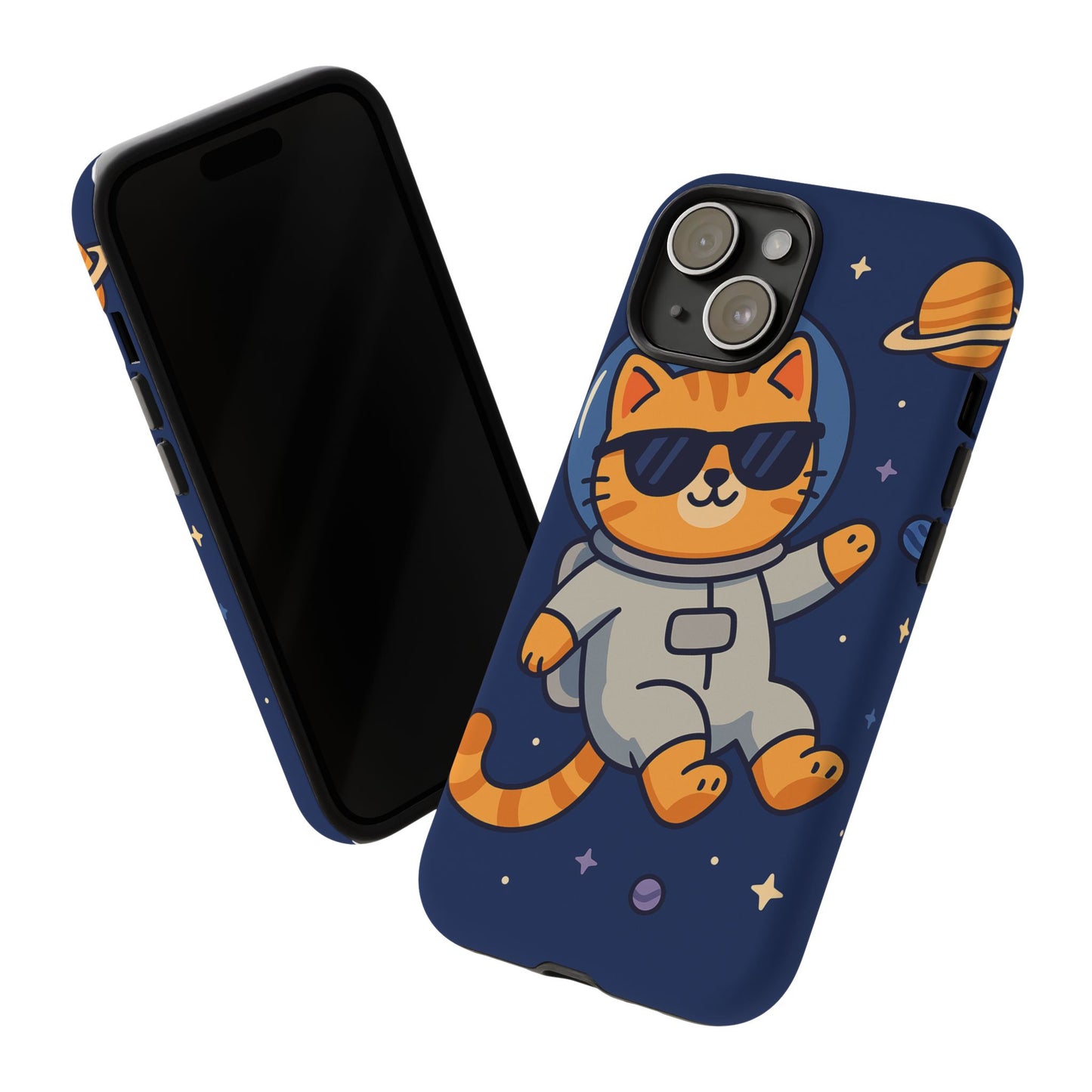 Astronaut Cat Tough Phone Case - Space Cat Accessory