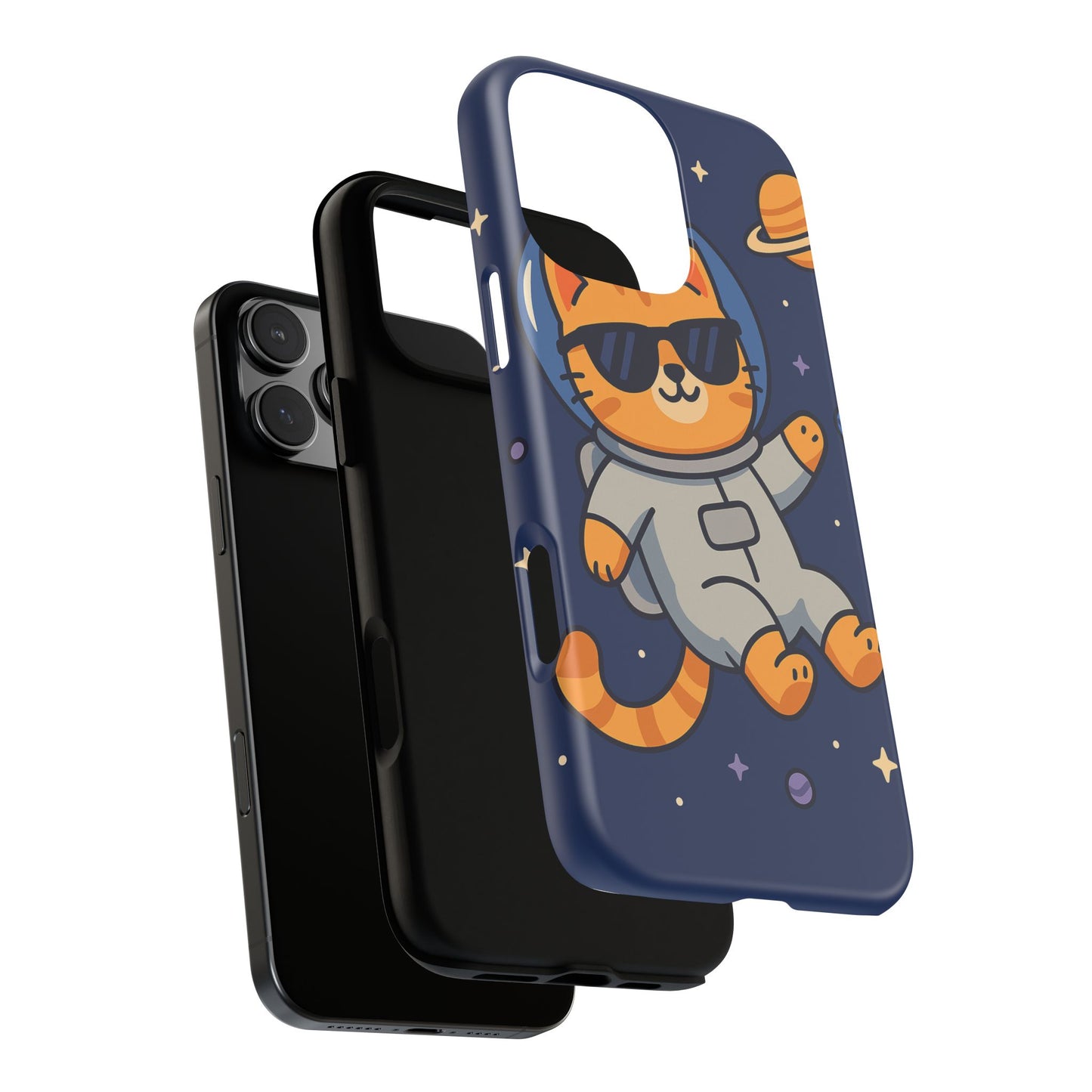 Astronaut Cat Tough Phone Case - Space Cat Accessory