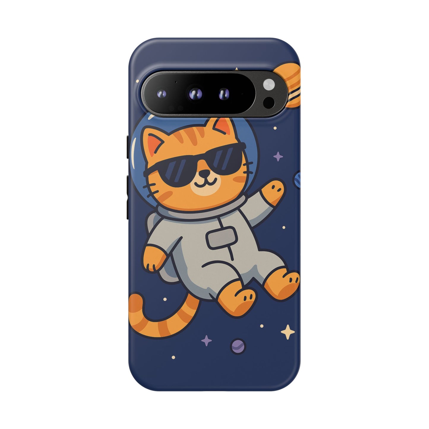 Astronaut Cat Tough Phone Case - Space Cat Accessory