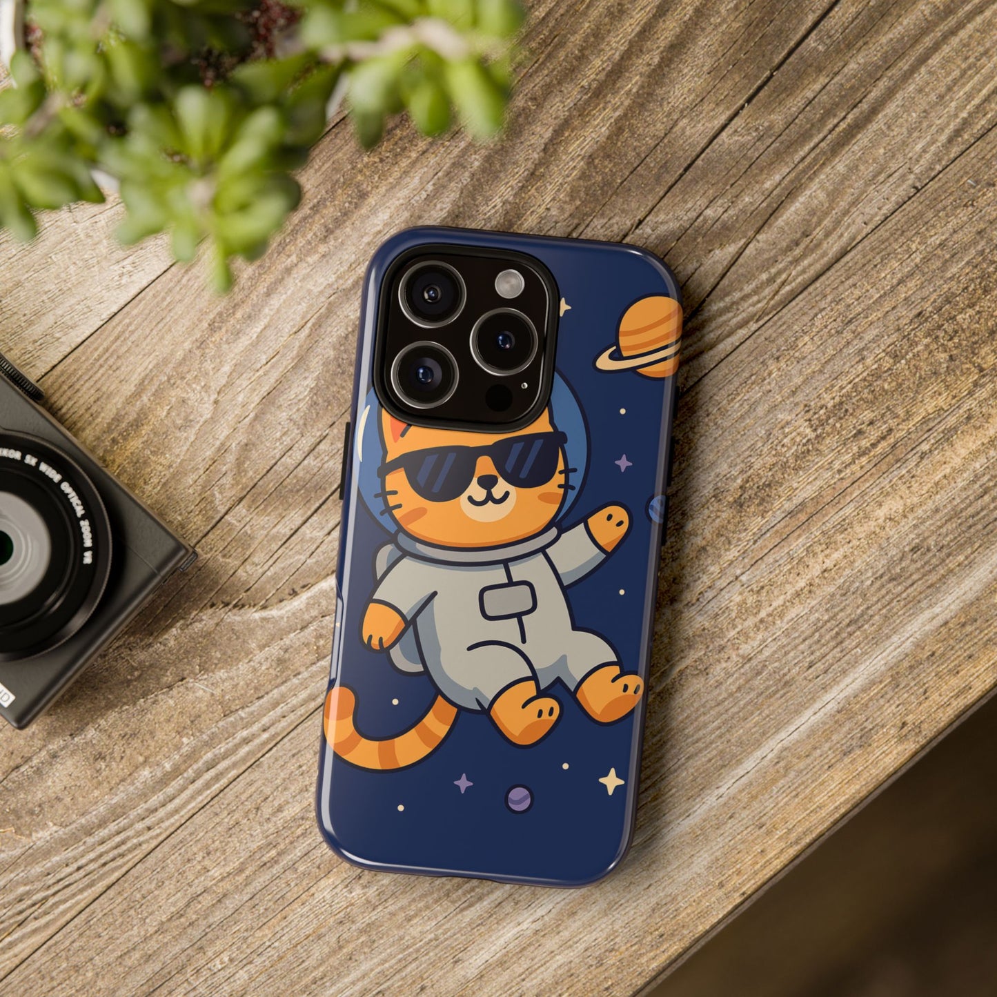 Astronaut Cat Tough Phone Case - Space Cat Accessory