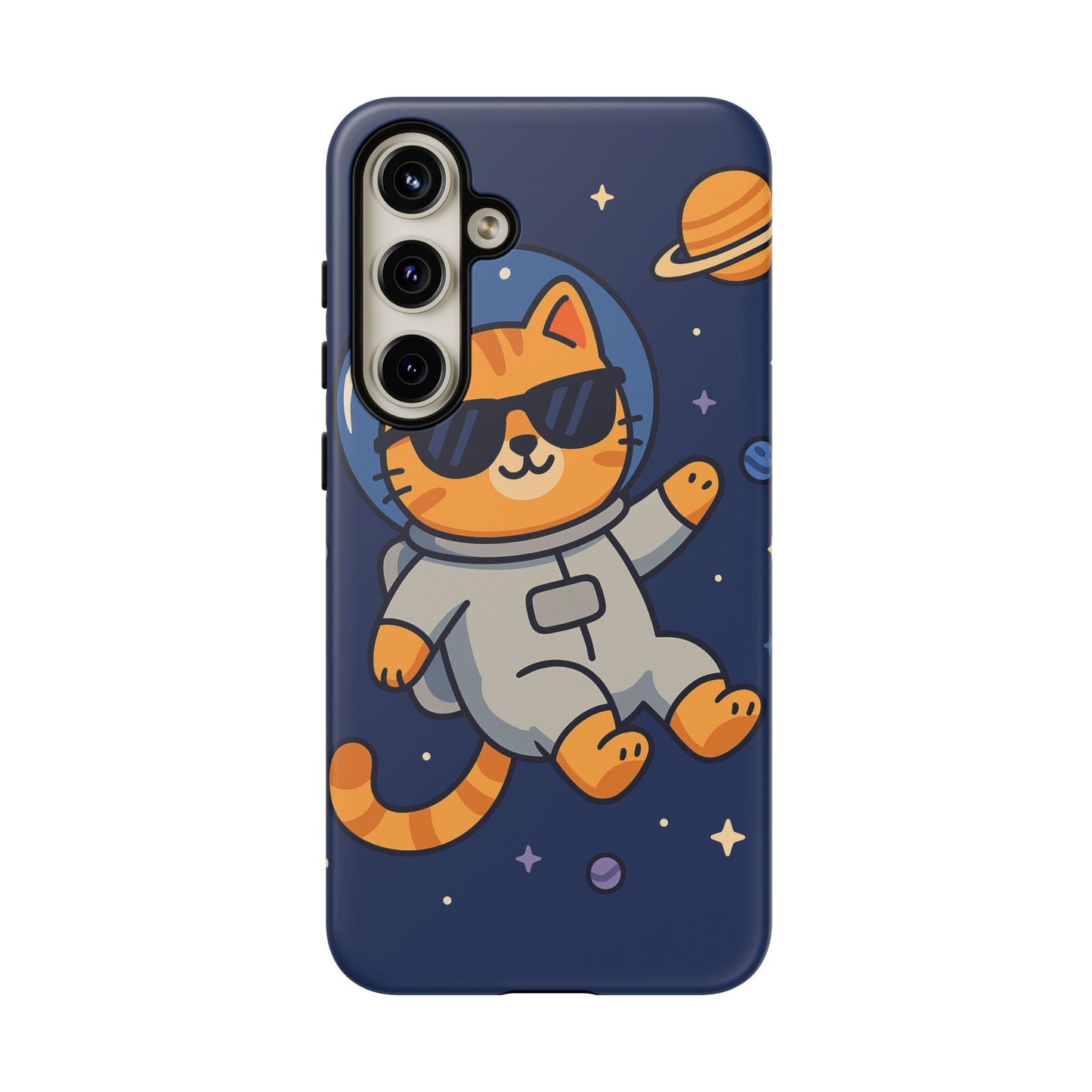 Astronaut Cat Tough Phone Case - Space Cat Accessory
