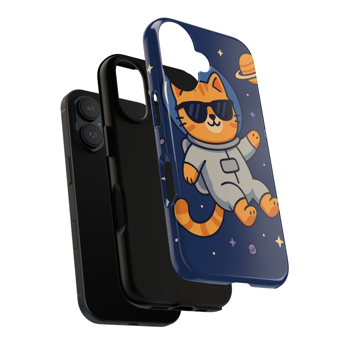 Astronaut Cat Tough Phone Case - Space Cat Accessory