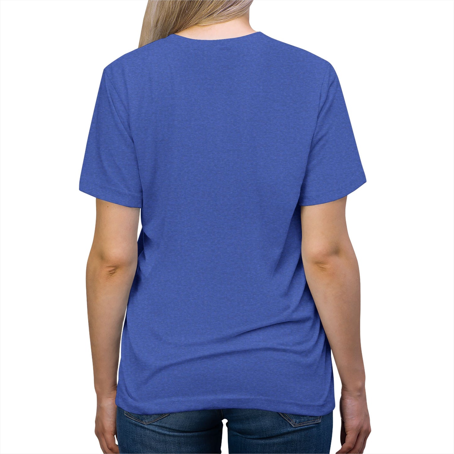 Meditating Cat Unisex Triblend Tee - Cozy Streetwear for Cat Lovers