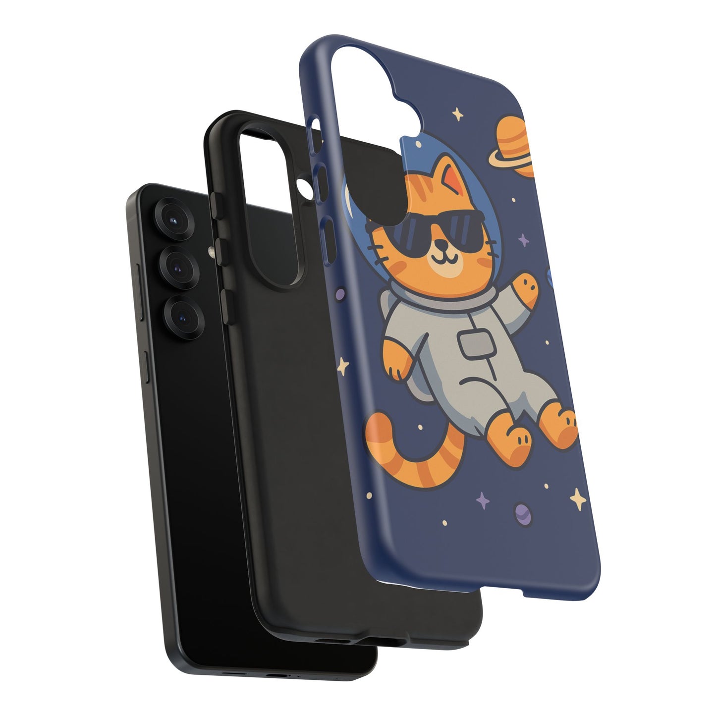 Astronaut Cat Tough Phone Case - Space Cat Accessory