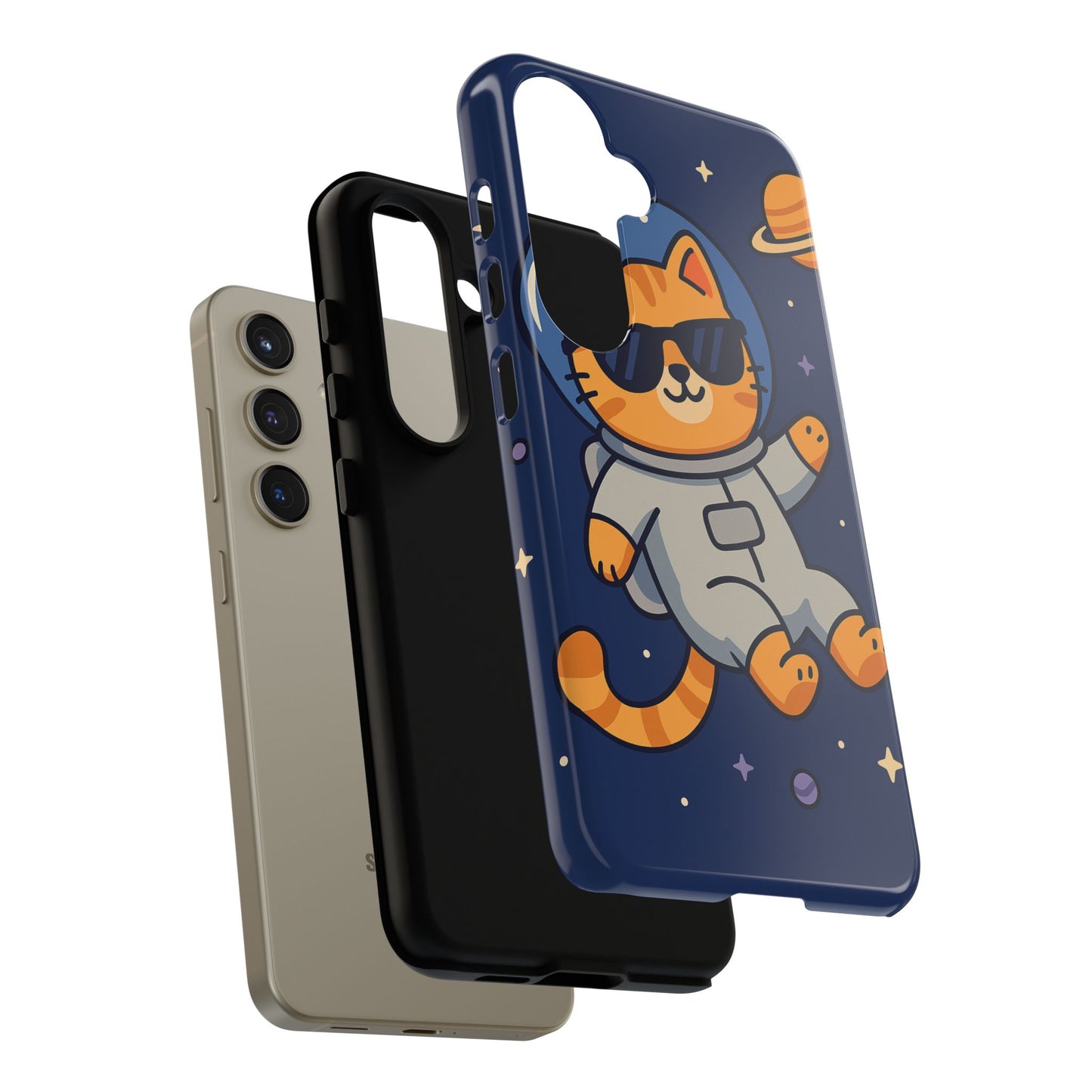 Astronaut Cat Tough Phone Case - Space Cat Accessory