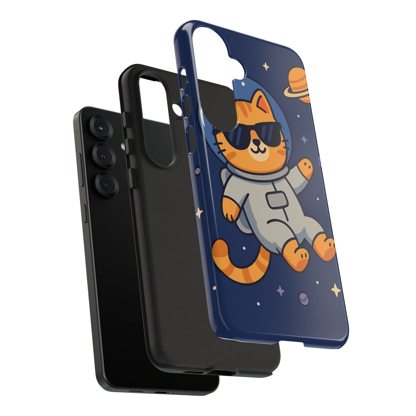 Astronaut Cat Tough Phone Case - Space Cat Accessory