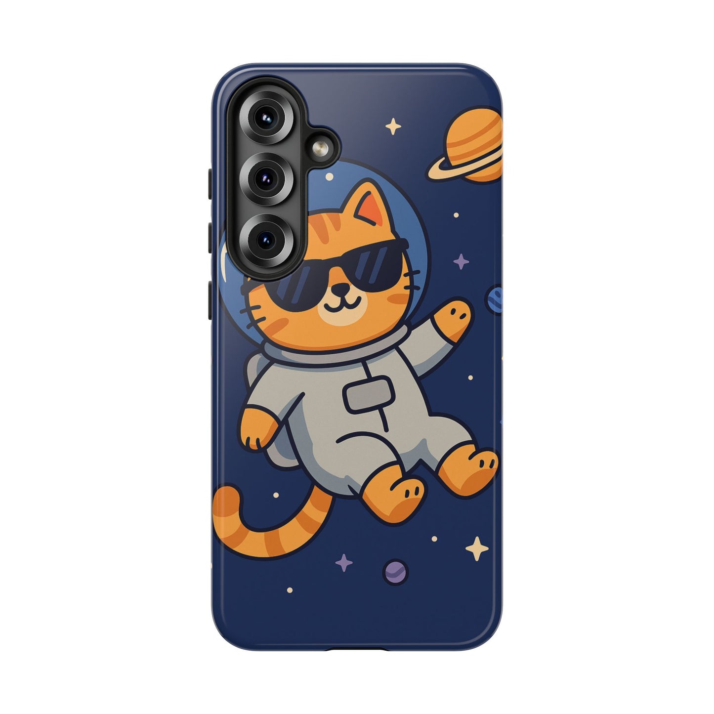 Astronaut Cat Tough Phone Case - Space Cat Accessory