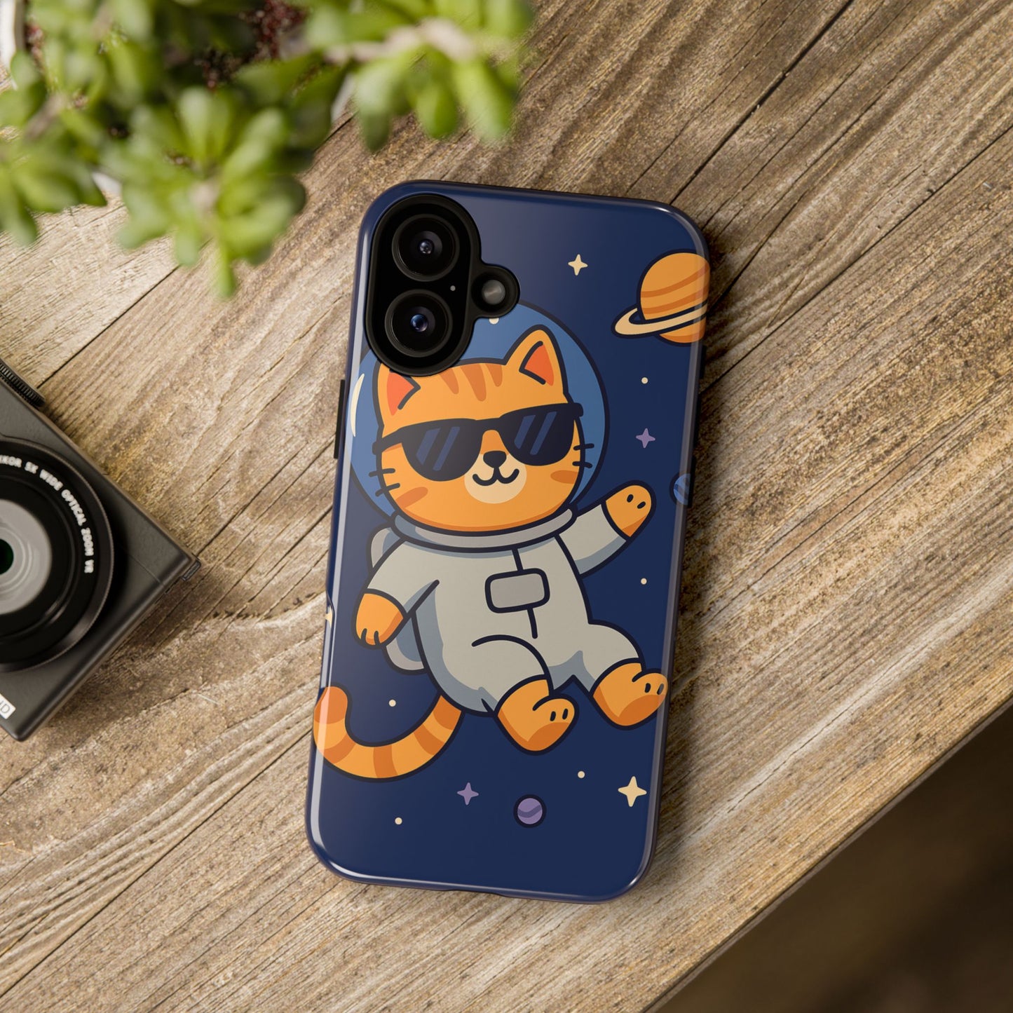 Astronaut Cat Tough Phone Case - Space Cat Accessory