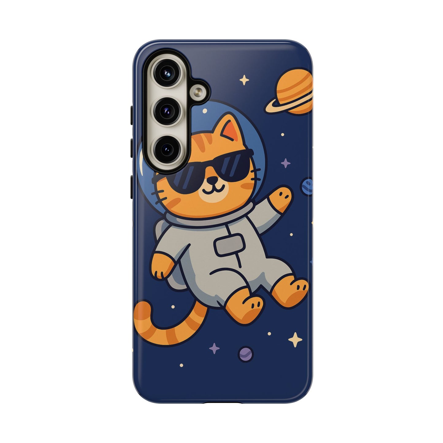 Astronaut Cat Tough Phone Case - Space Cat Accessory