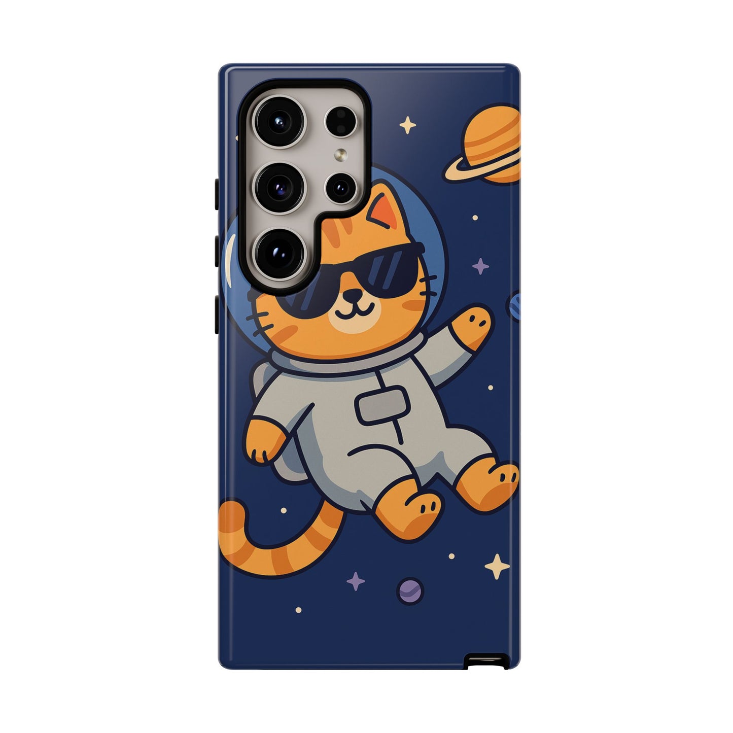Astronaut Cat Tough Phone Case - Space Cat Accessory