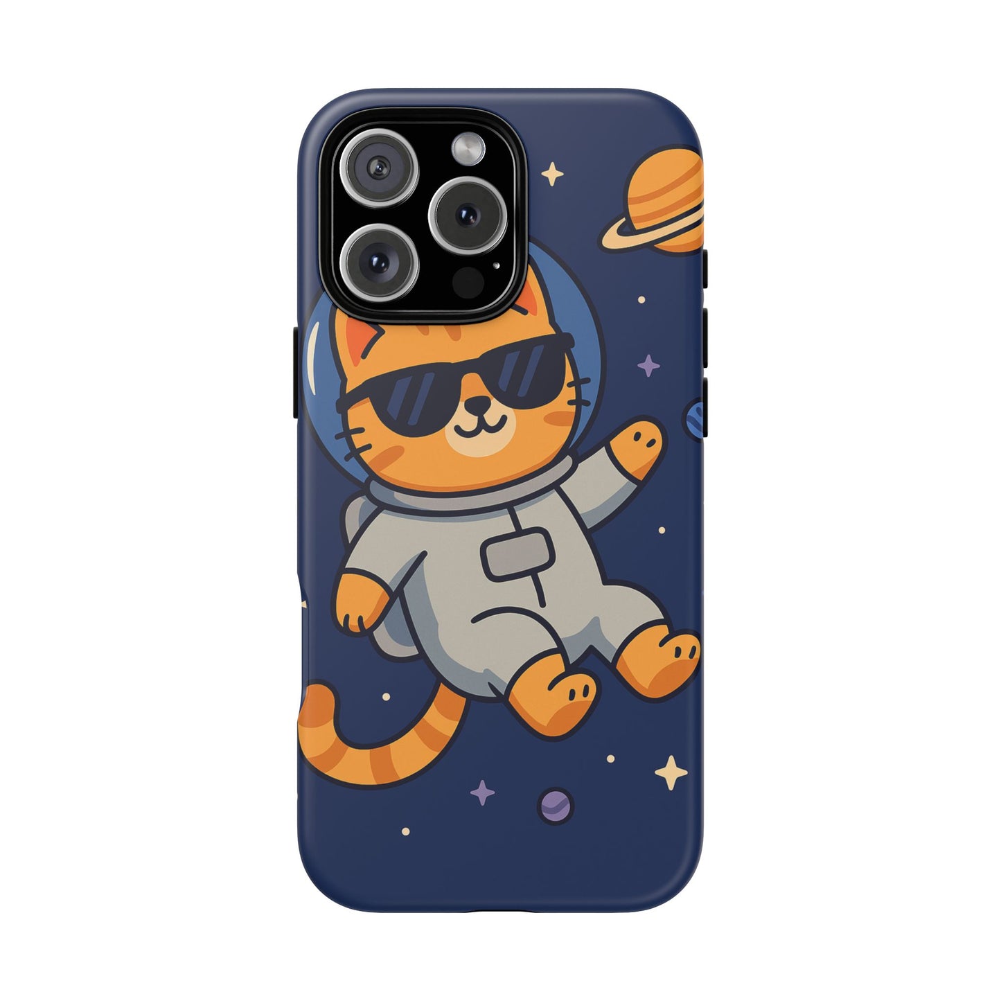 Astronaut Cat Tough Phone Case - Space Cat Accessory