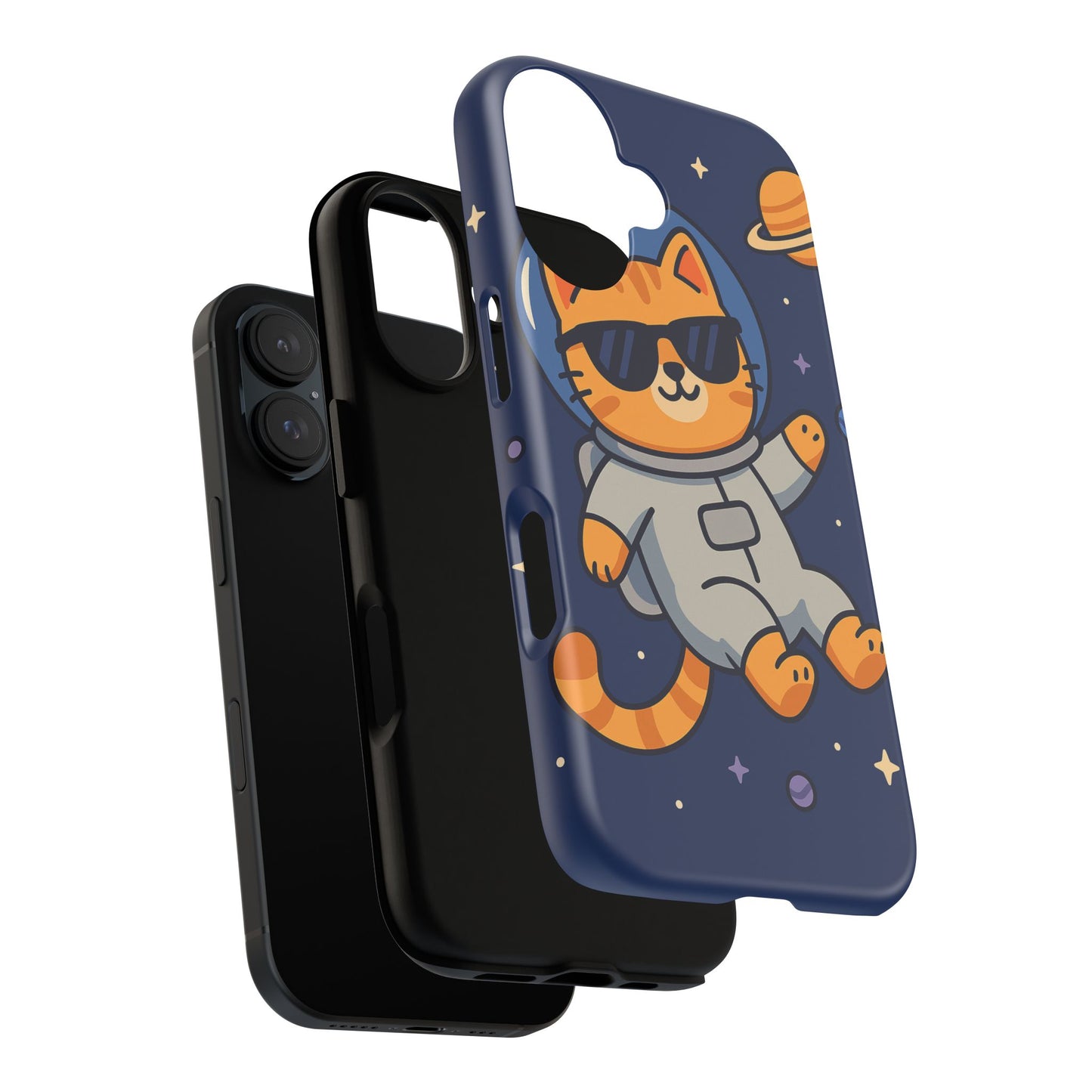 Astronaut Cat Tough Phone Case - Space Cat Accessory