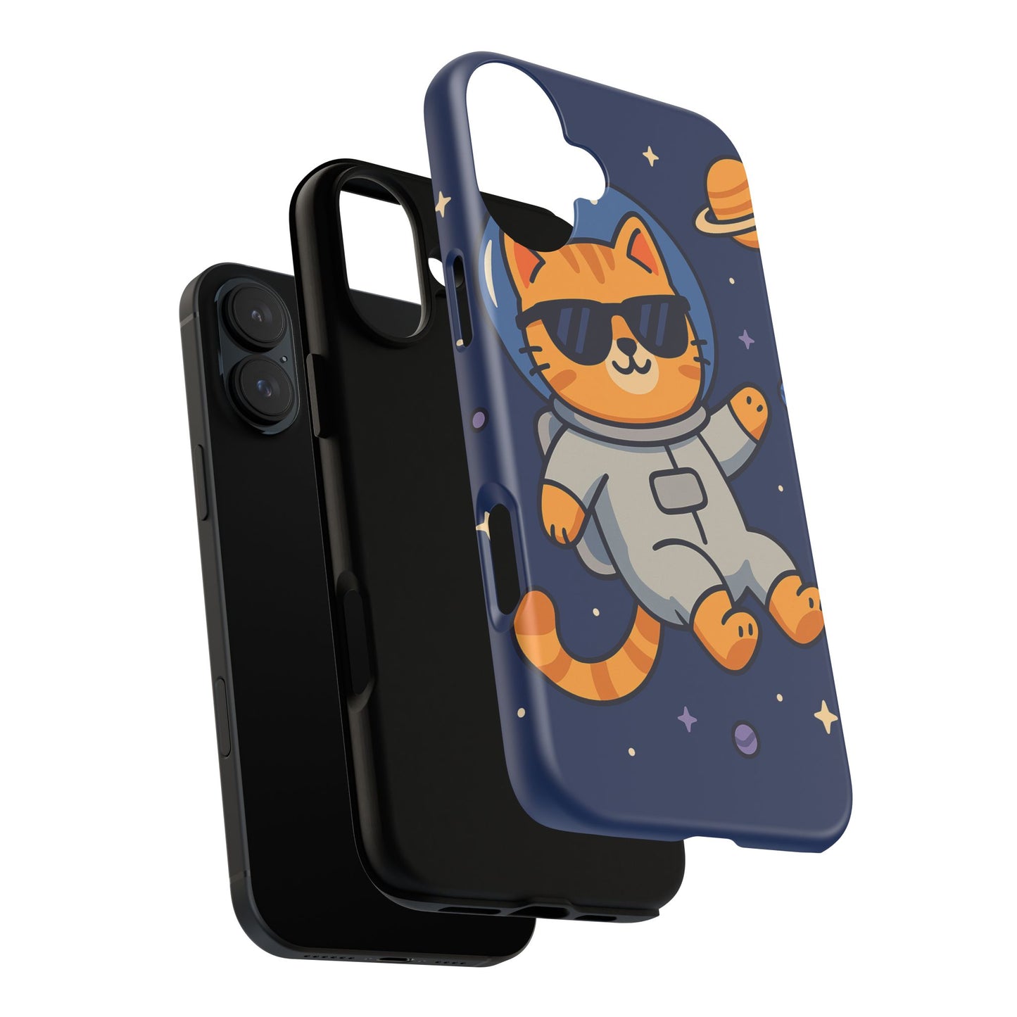 Astronaut Cat Tough Phone Case - Space Cat Accessory