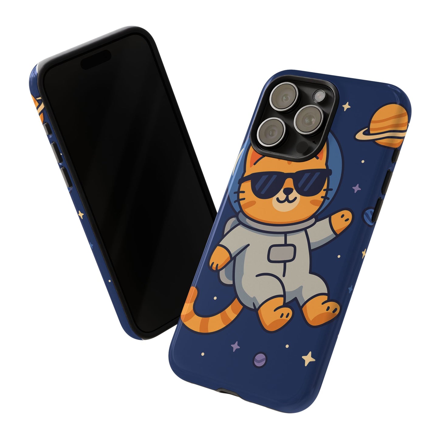 Astronaut Cat Tough Phone Case - Space Cat Accessory