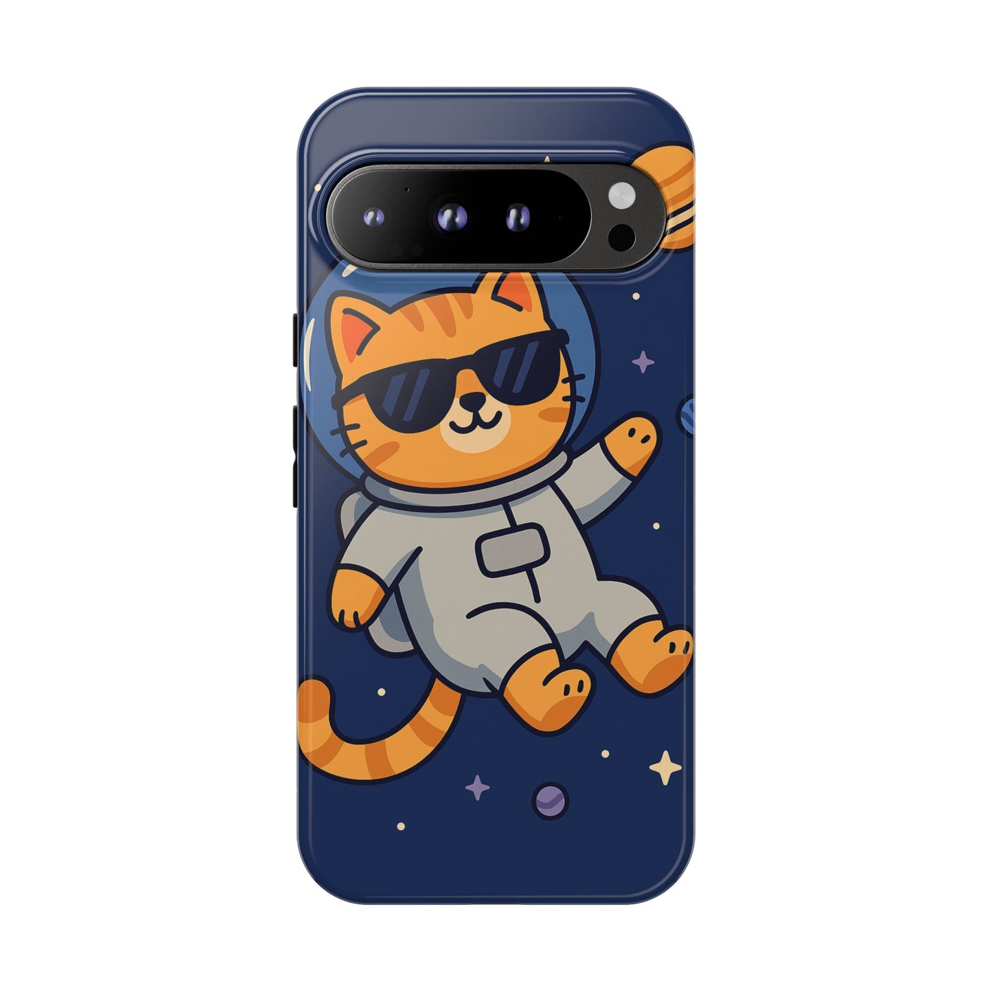 Astronaut Cat Tough Phone Case - Space Cat Accessory