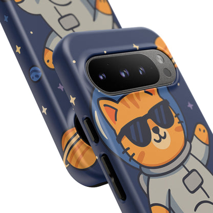 Astronaut Cat Tough Phone Case - Space Cat Accessory