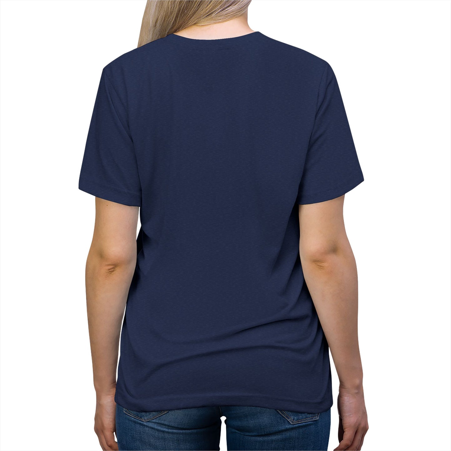 Meditating Cat Unisex Triblend Tee - Cozy Streetwear for Cat Lovers