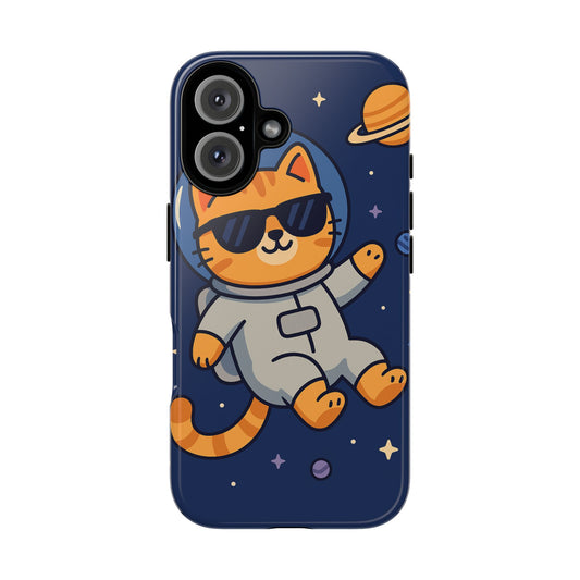 Astronaut Cat Tough Phone Case - Space Cat Accessory