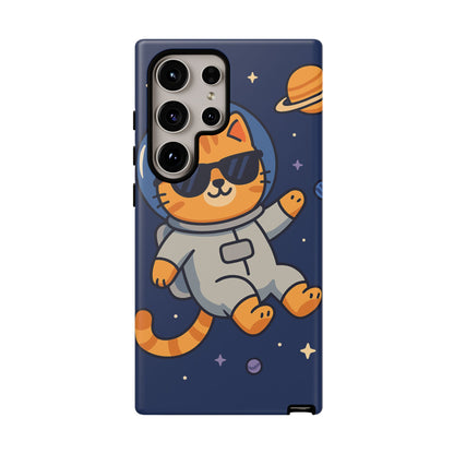 Astronaut Cat Tough Phone Case - Space Cat Accessory