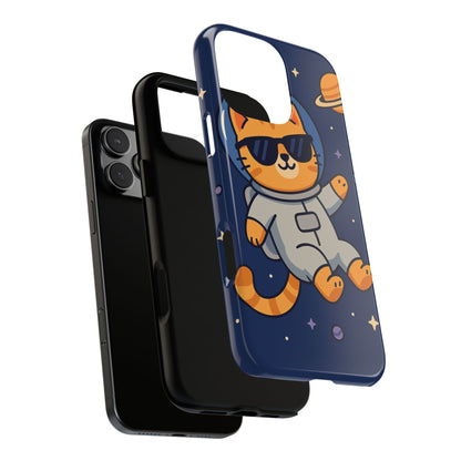 Astronaut Cat Tough Phone Case - Space Cat Accessory